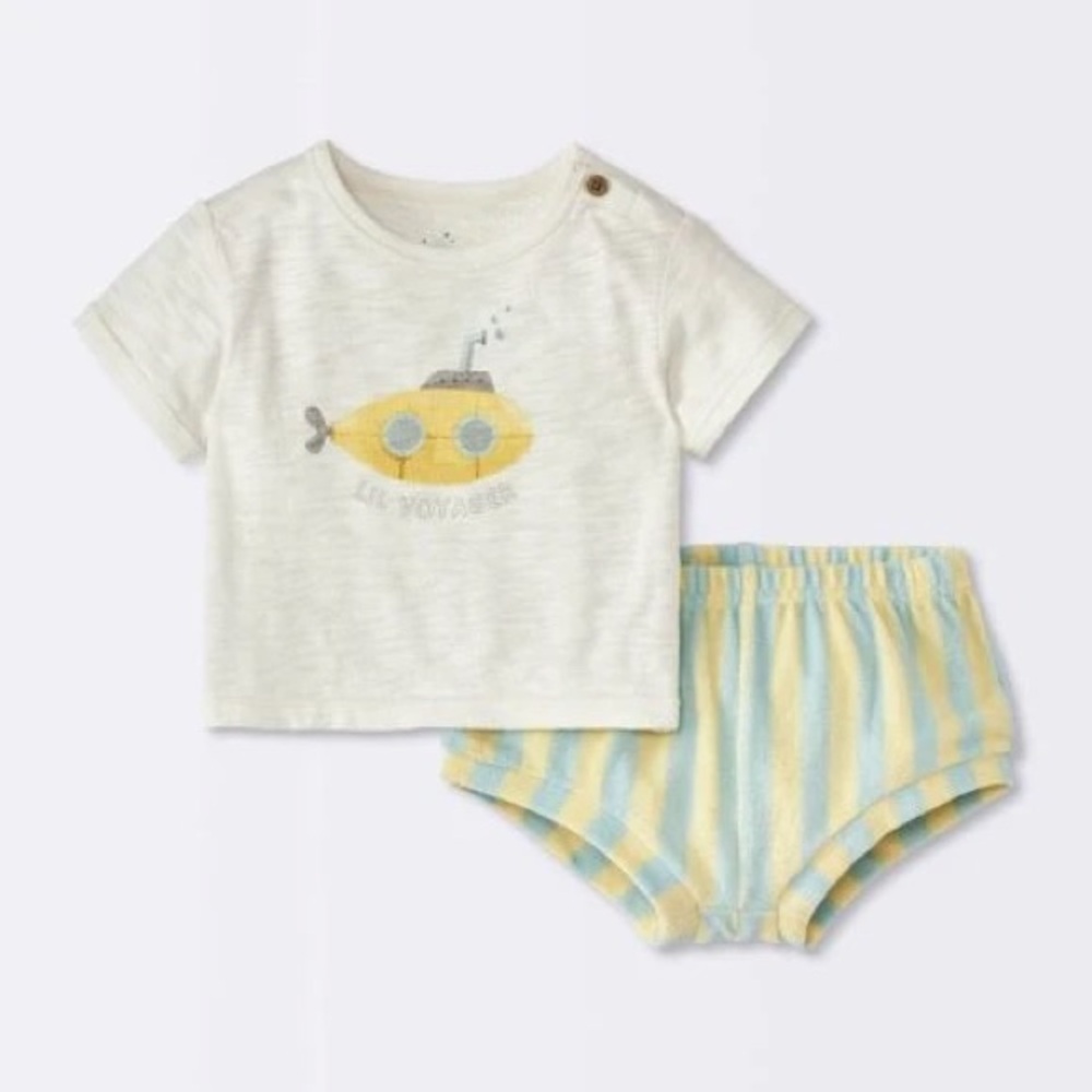 Cloud Island Summer Two Piece Set Lil Voyager NWT